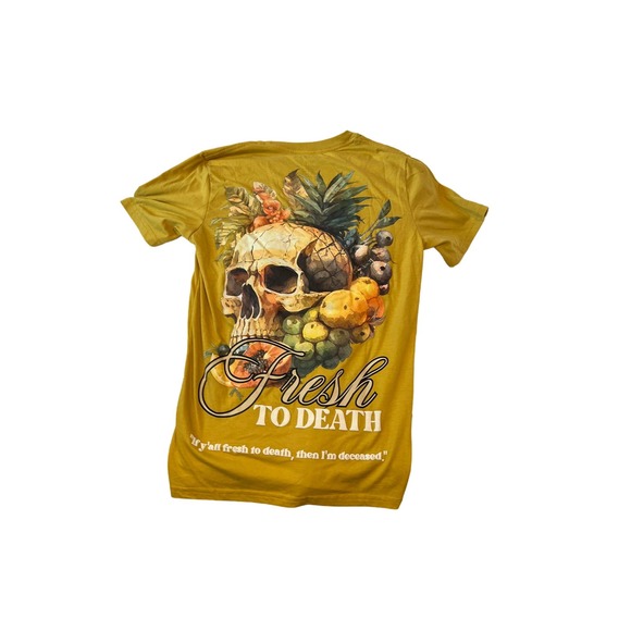 Fresh to Death RGSTR T-Shirt Mens S - Picture 2 of 3